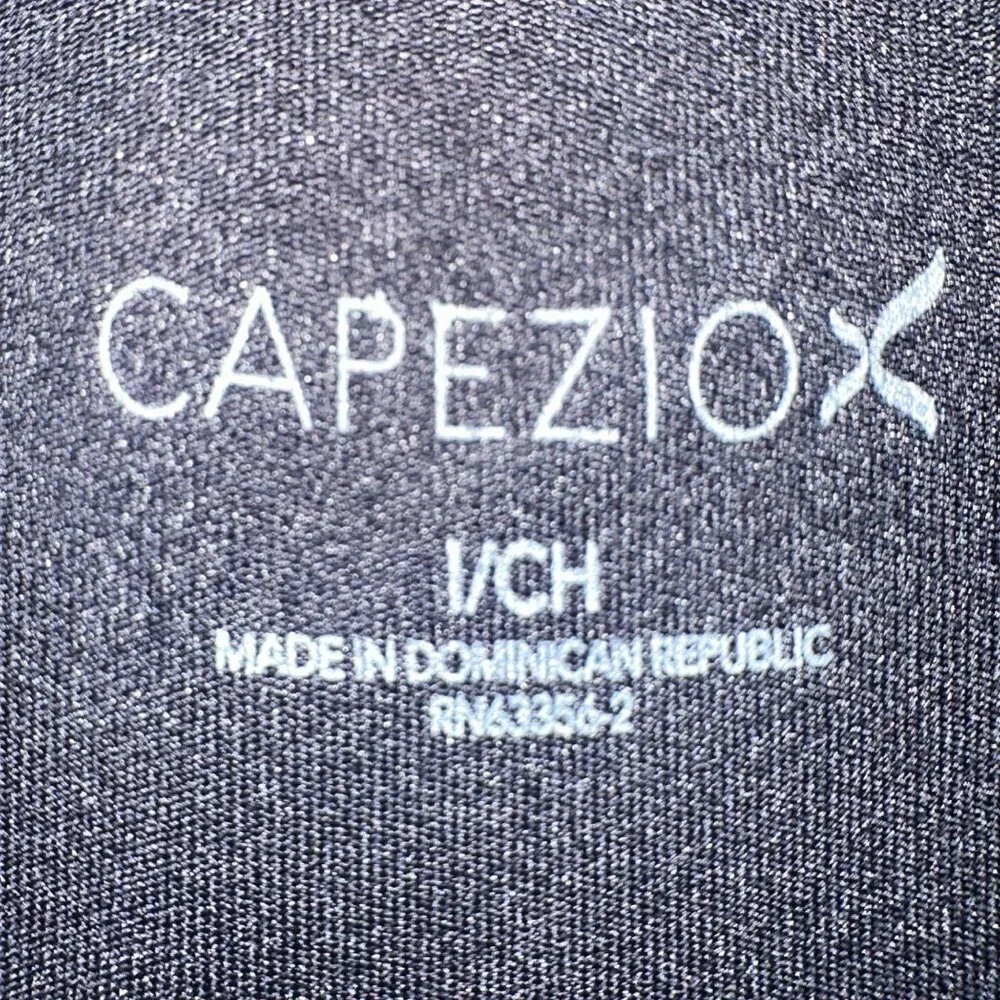 CAPEZIO BLACK INTERMEDIATE CHILD BLACK LEOTARD IC